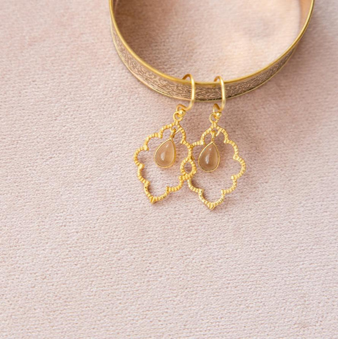 Gold Moroccan Chandelier Teardrop