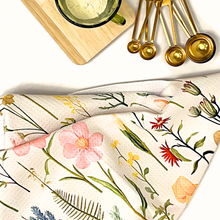Load image into Gallery viewer, Botanical Wildflower | Recycled Microfiber Waffle Tea Towel
