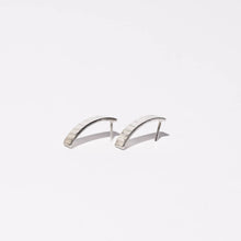 Load image into Gallery viewer, Ridge Arch Stud Earrings | Sterling Silver
