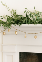 Load image into Gallery viewer, Brass Bell Holiday Garland
