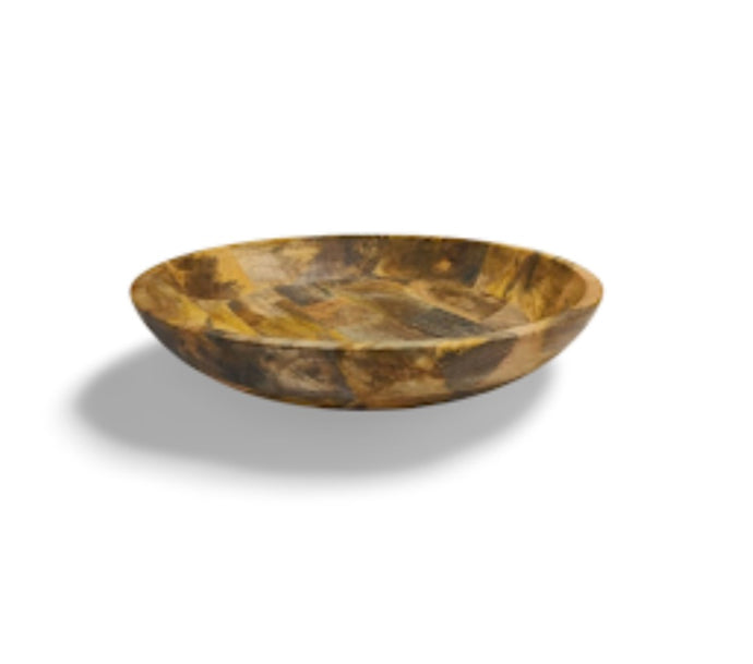 Mango Wood Serving Bowl 15 x 3 inch