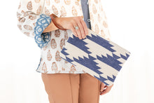 Load image into Gallery viewer, Aztec Durrie Wristlet
