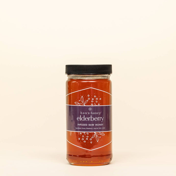 9oz Elderberry Honey