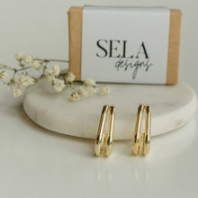 Load image into Gallery viewer, Double Hoop Earrings
