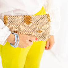 Load image into Gallery viewer, Handmade Macramé  Clutch
