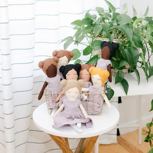 Aubree Day Dream Doll - mauve floral