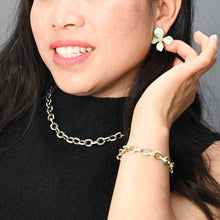 Load image into Gallery viewer, Hope in Bloom Flower Earrings in Mint
