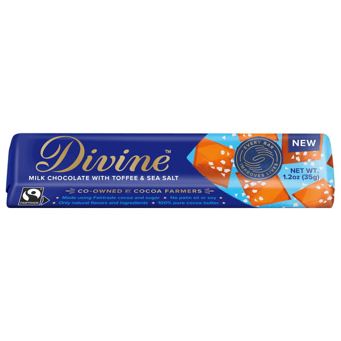 Milk Chocolate Toffee Sea Salt Snack Bar