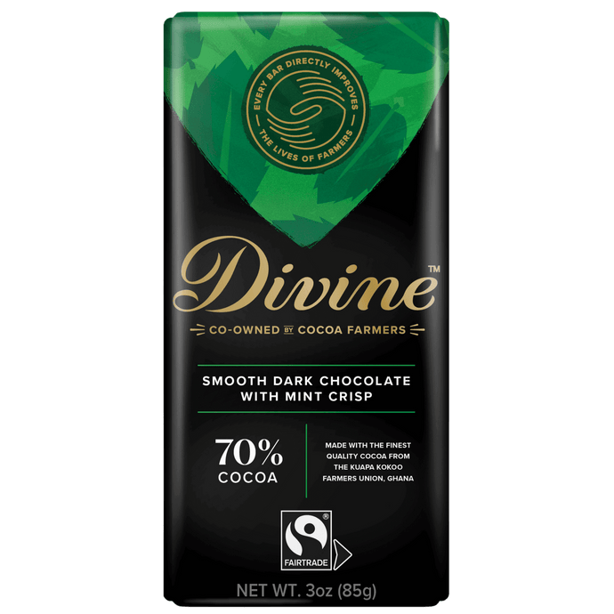 70% Dark Chocolate with Mint Crisp Sharing Bar