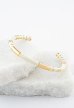 Load image into Gallery viewer, Radiate Hope Cuff in Ivory
