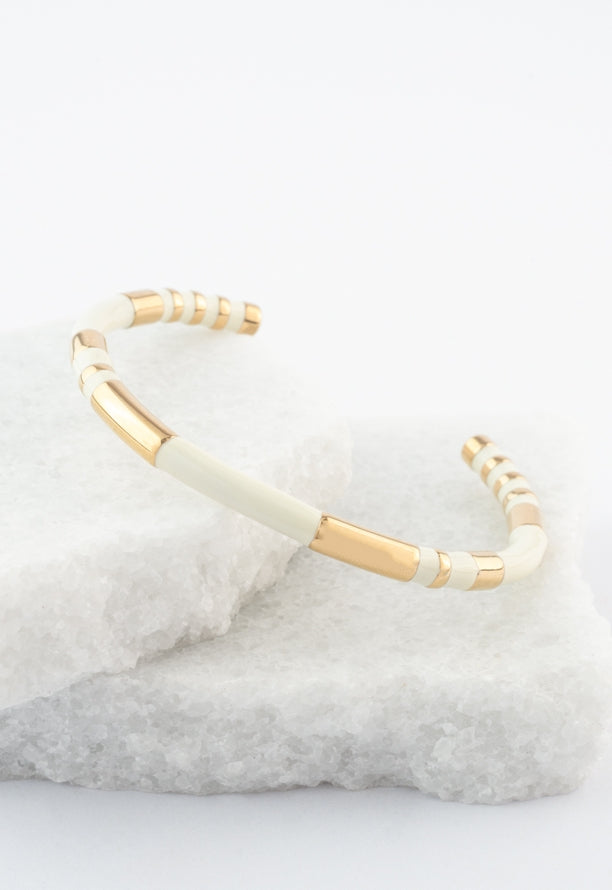 Radiate Hope Cuff in Ivory