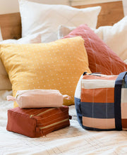 Load image into Gallery viewer, Pin-Stitch Large Toiletry Bag
