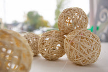 Load image into Gallery viewer, Sisal Ball Ornament Set
