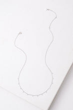 Load image into Gallery viewer, Evelyn Silver or Gold Drop Necklace
