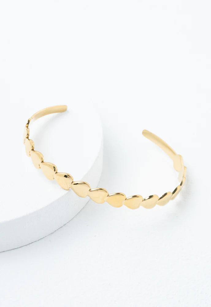 Heart to Heart Cuff Bracelet