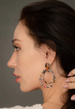Load image into Gallery viewer, Margot Multicolored Resin Dangle Earrings
