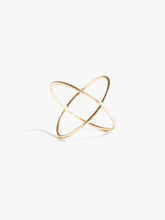 Load image into Gallery viewer, X Ring (gold)
