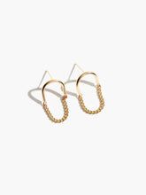 Load image into Gallery viewer, Arc Chain Earrings
