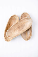 Load image into Gallery viewer, Oval Mango Wood Boat Tray
